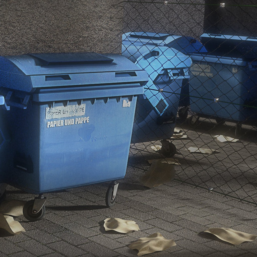 garbage container with ragdoll settings preview image 2